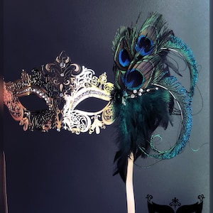 Gold Masquerade Mask Women Laser Cut Metal Eye Mask Girls Party Mask