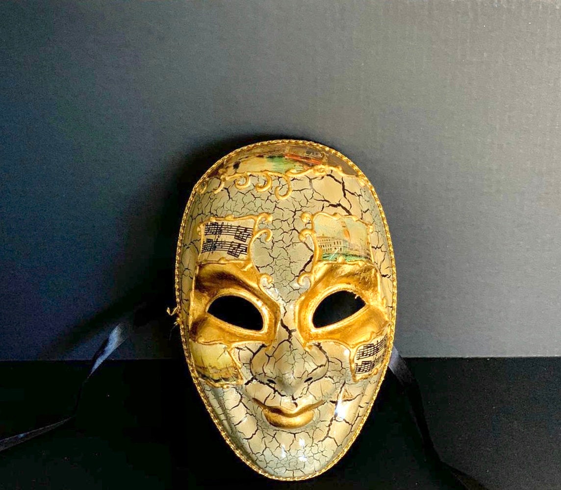 Mask Full Face Jester Joker Masquerading Masks Etsy