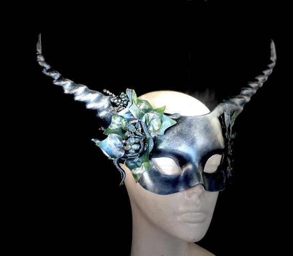 Máscaras de disfraces Máscara de Halloween para mujer Máscara de disfraz de  dríada Máscara de ninfa para mujer Máscaras de cuerno Máscaras de fiesta