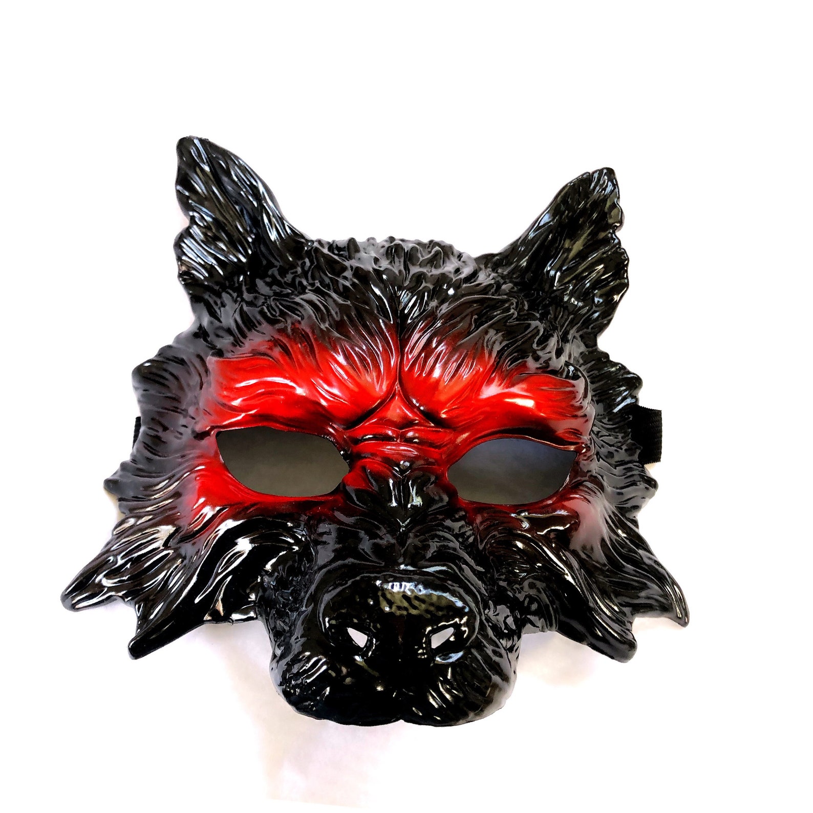 Cosplay wolf Mens Masquerade Mask Men Halloween Wolf Mask Etsy