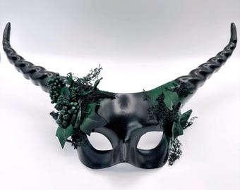 Gothic Fantasy Horn Halloween-maskerademasker voor dames