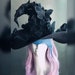 Black Witches hat Halloween Witchcraft Hat Wizard Hat sorcerer Hat fitting adults witching hour headdress Skull Halloween costume hat