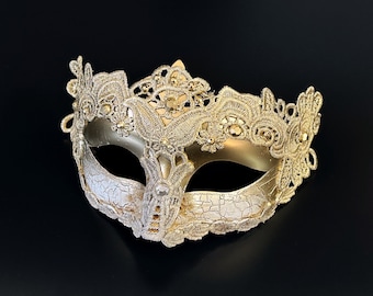 Masquerade Mask Gold Lace Mask Womens Masquerade Mask Ball Mask Party Mask