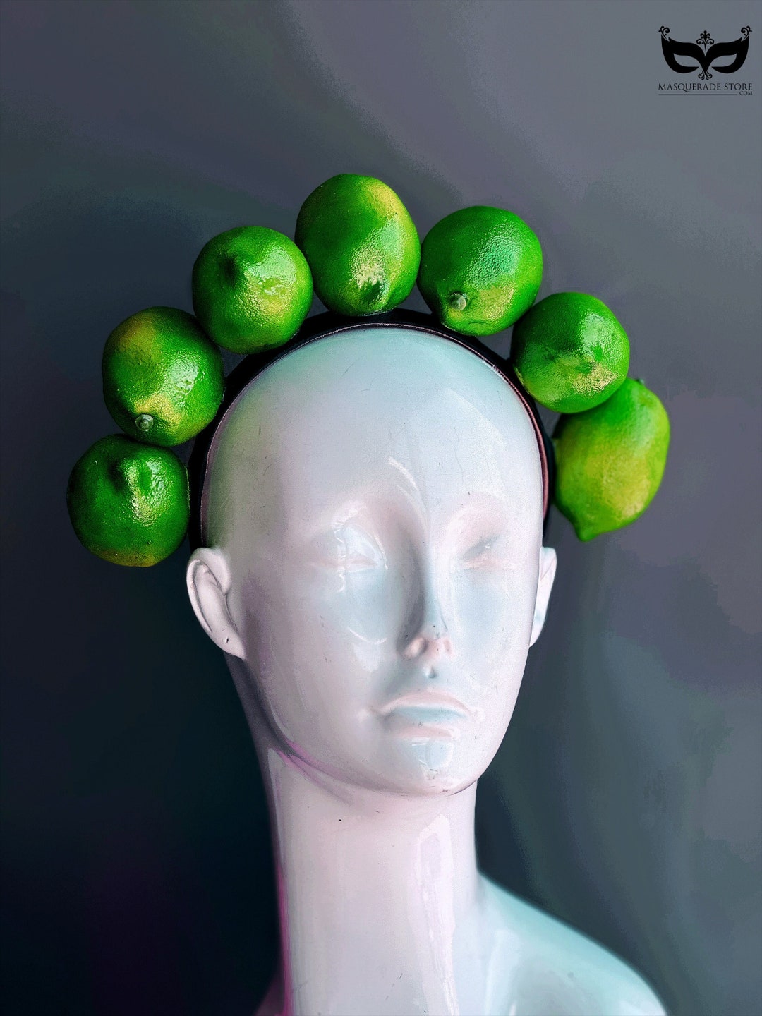 lime green headpiece
