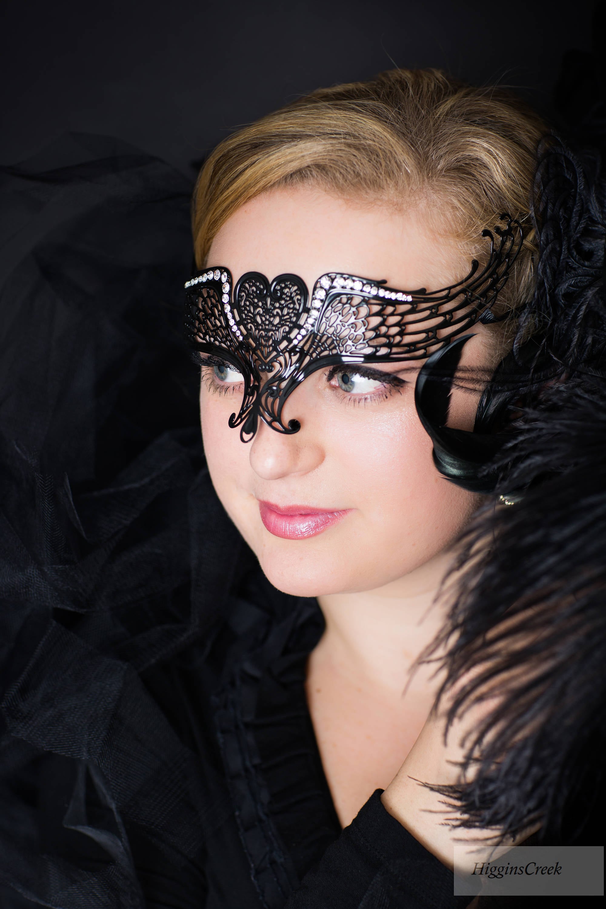 Black Masquerade Mask Simple Half face Mask over Glasses Etsy
