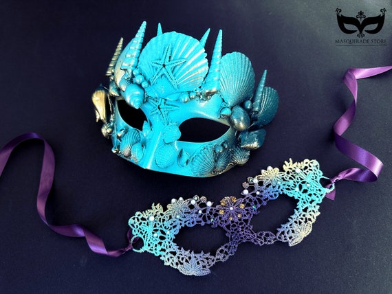 キングトリトン仮面舞踏会マスク マーマンマスク 海の下のマスク