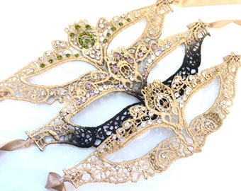 Women Lace Mask Christmask gift masquerade Masks, Woman Lace masquerade mask, Ladies Venetian face masks Lace masks