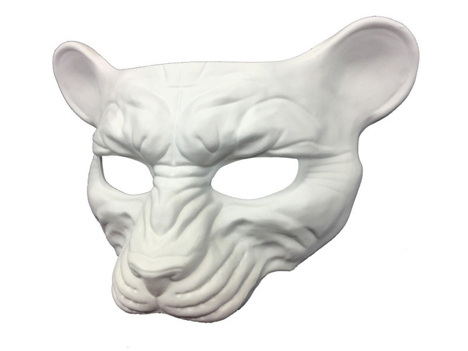  Toyvian Therian Mask Cat Masks Fox Mask Set White Paper Mask  Hand Painted Blank Mask Diy Your Own Mask Cosplay Fox and Cat Animal Mask  DIY Blank Masks Masquerade Accessories 