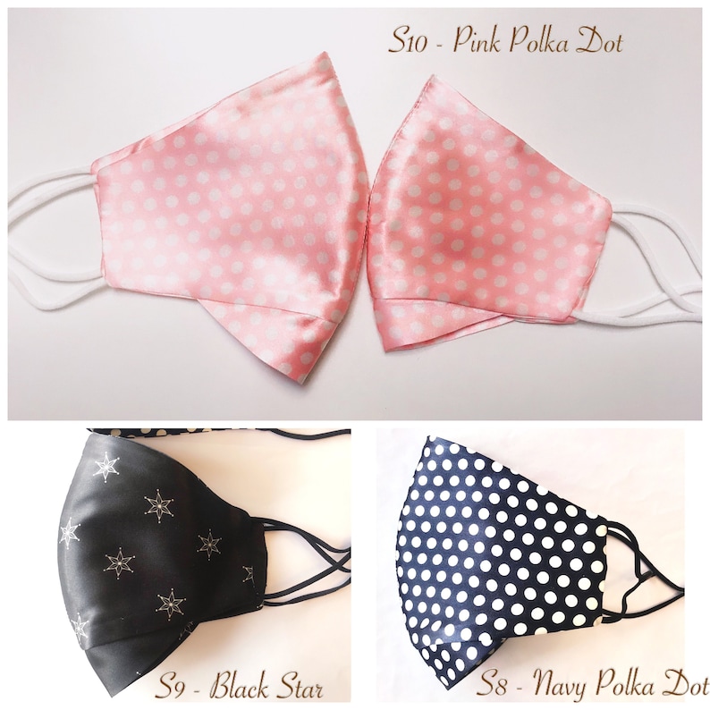 Silk Mask With Nose Wire 4 Layers Nose Wire 100 SILK Mask Etsy