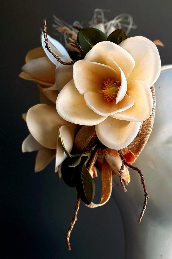 3881 Women Fascinators Hats Flower With Headband And Clip Tea Bniksok 5-Pack Khaki Apricot Fascinator Hat for Women Tea  main image 4