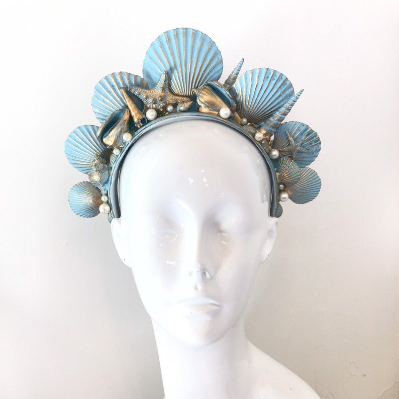 Seashell Headband Under the Sea Costume Headpiece Mermaid Etsy