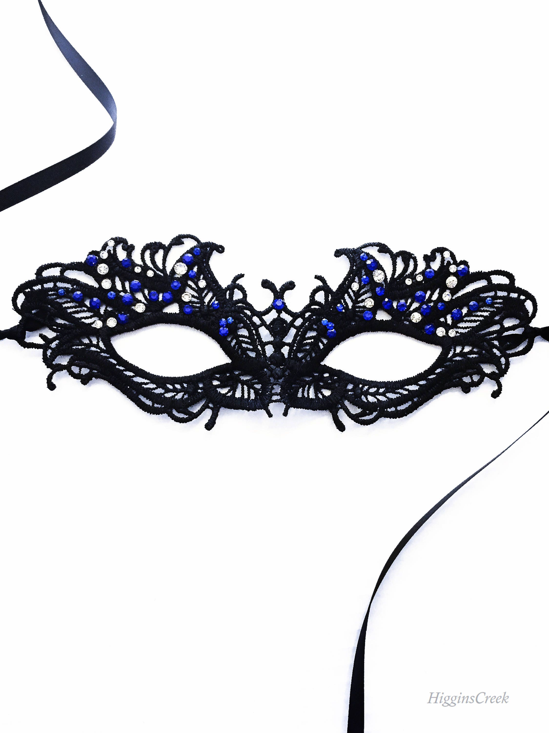 Women's Masquerade Mask Black Butterfly Lace Mask Womens Etsy