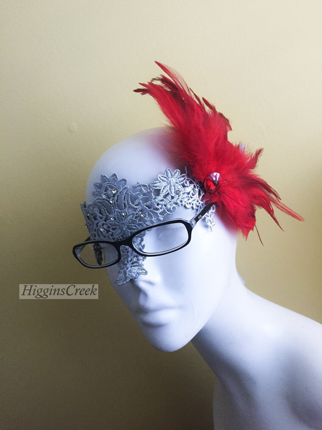 Masquerade Mask Women Eye Glasses L Masks for Eye Glass Wearers L