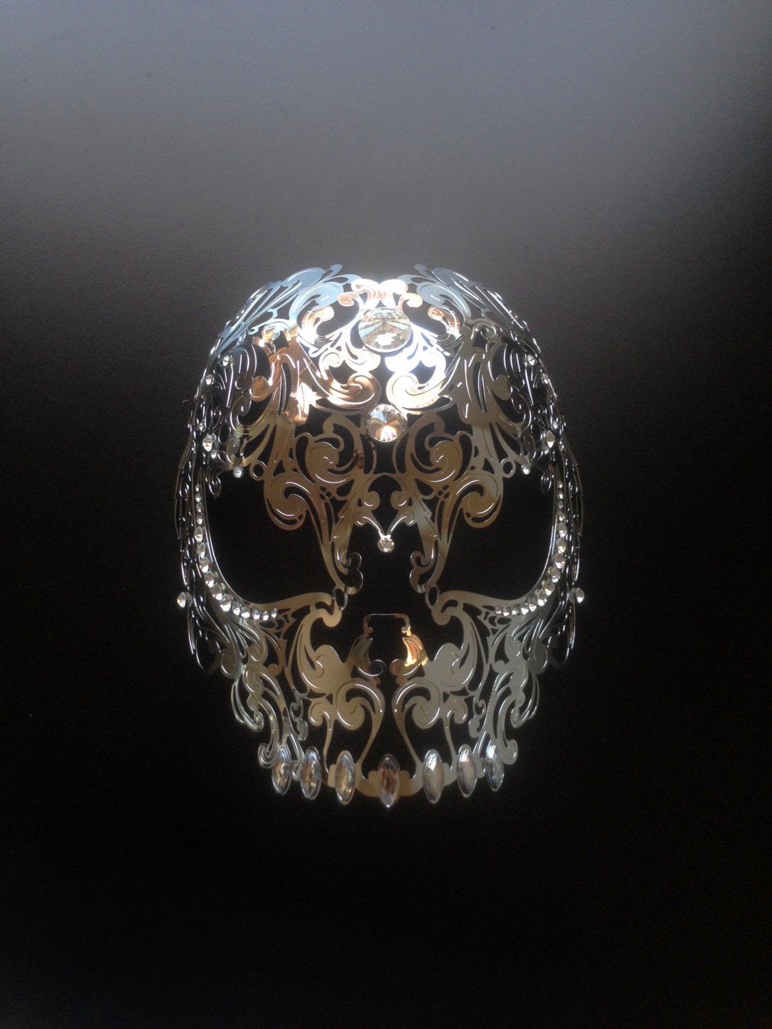 Skull Masquerade Mask Men Red Skull Mask Halloween Mens Etsy