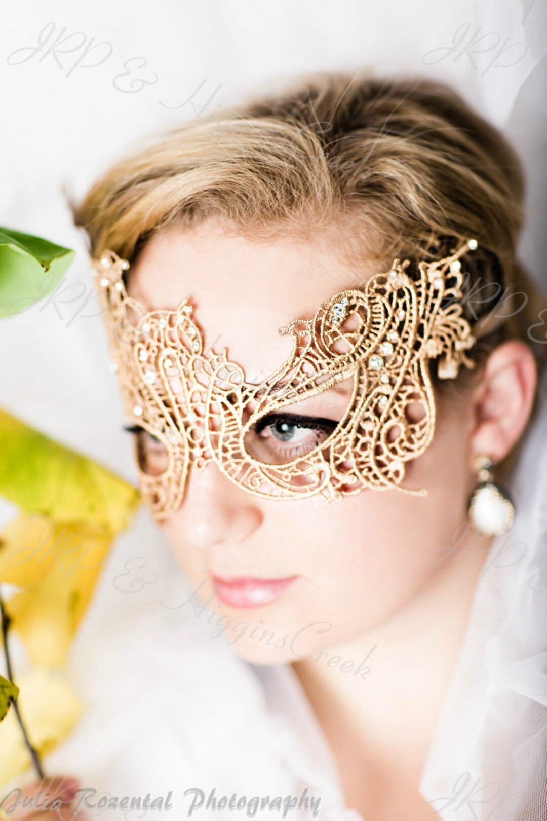 Masquerade Mask Silver Prom Masquerade Masks in Swan Macrame Style Lace