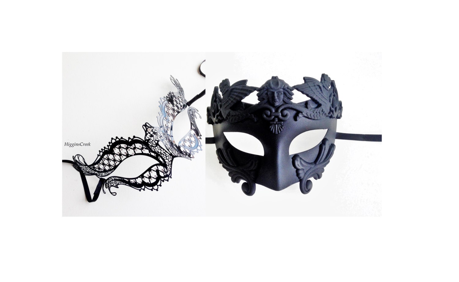 Vampire Diaries Masquerade Mask Set His & Hers Couples Mask Etsy