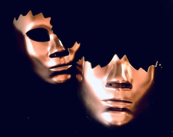 Gold Vollgesicht Abdeckung Masquerade Party Maske