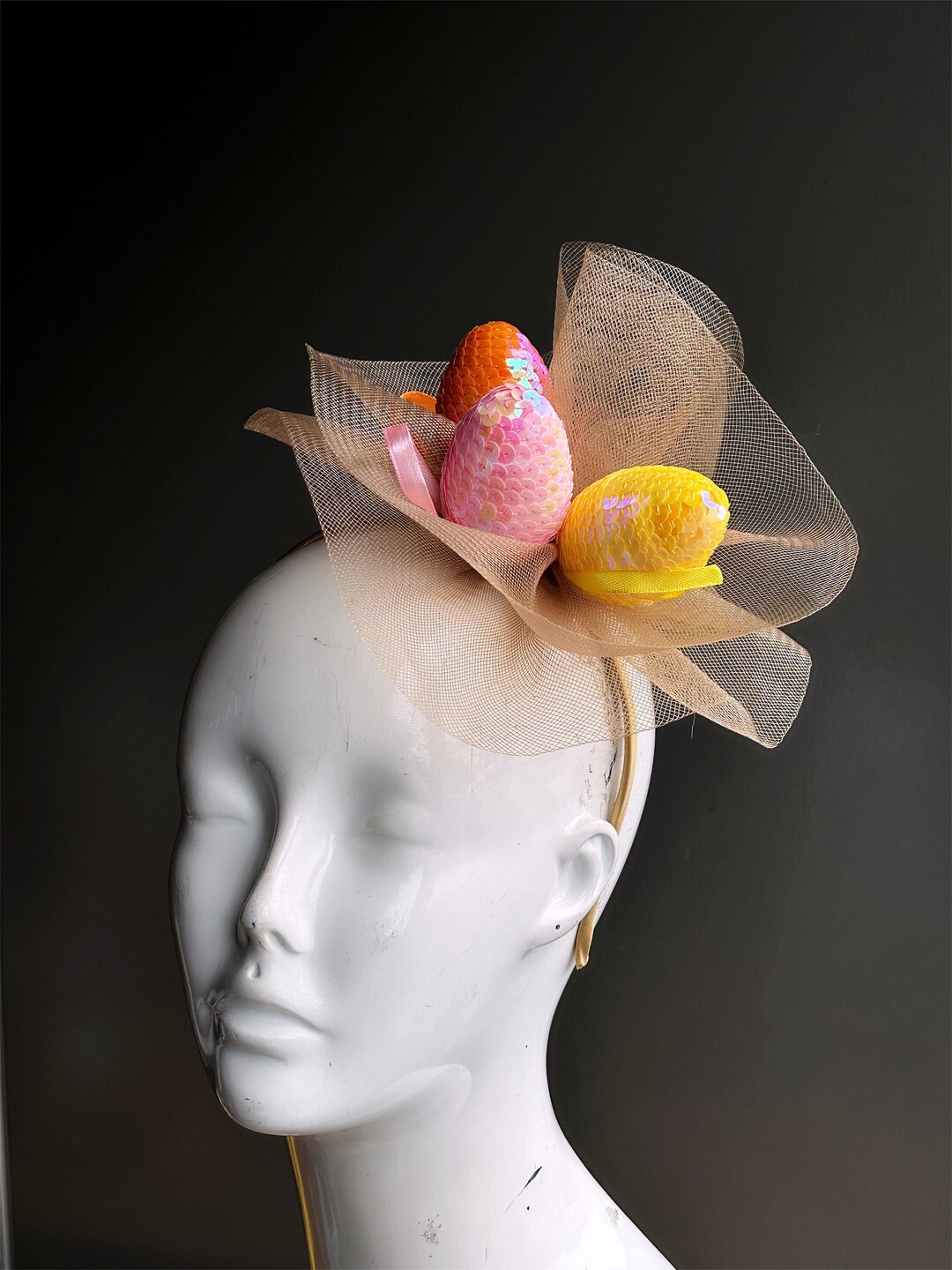 Fun Easter Fascinator for Women and Kids - Easter Egg Hunt Party ...