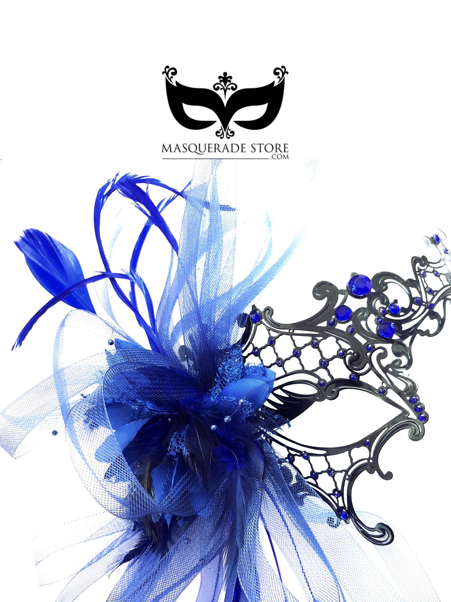 Venezianische Maskerade-Maske Für Damen – Schmetterling-Design, Lila/gold, Mit Strass & Gummiband