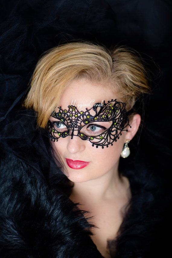 Halloween Ladies Mask Halloween Masks Lace Mask Masquerade | Etsy