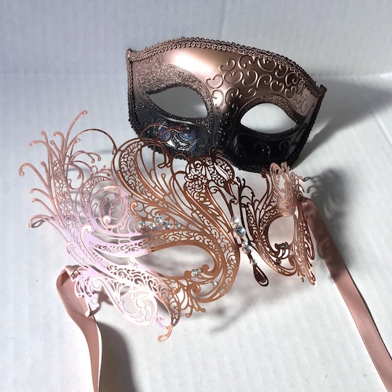 Phantom of the Opera Metal Crystal couple eye mask Masquerade Mask Costume Party 