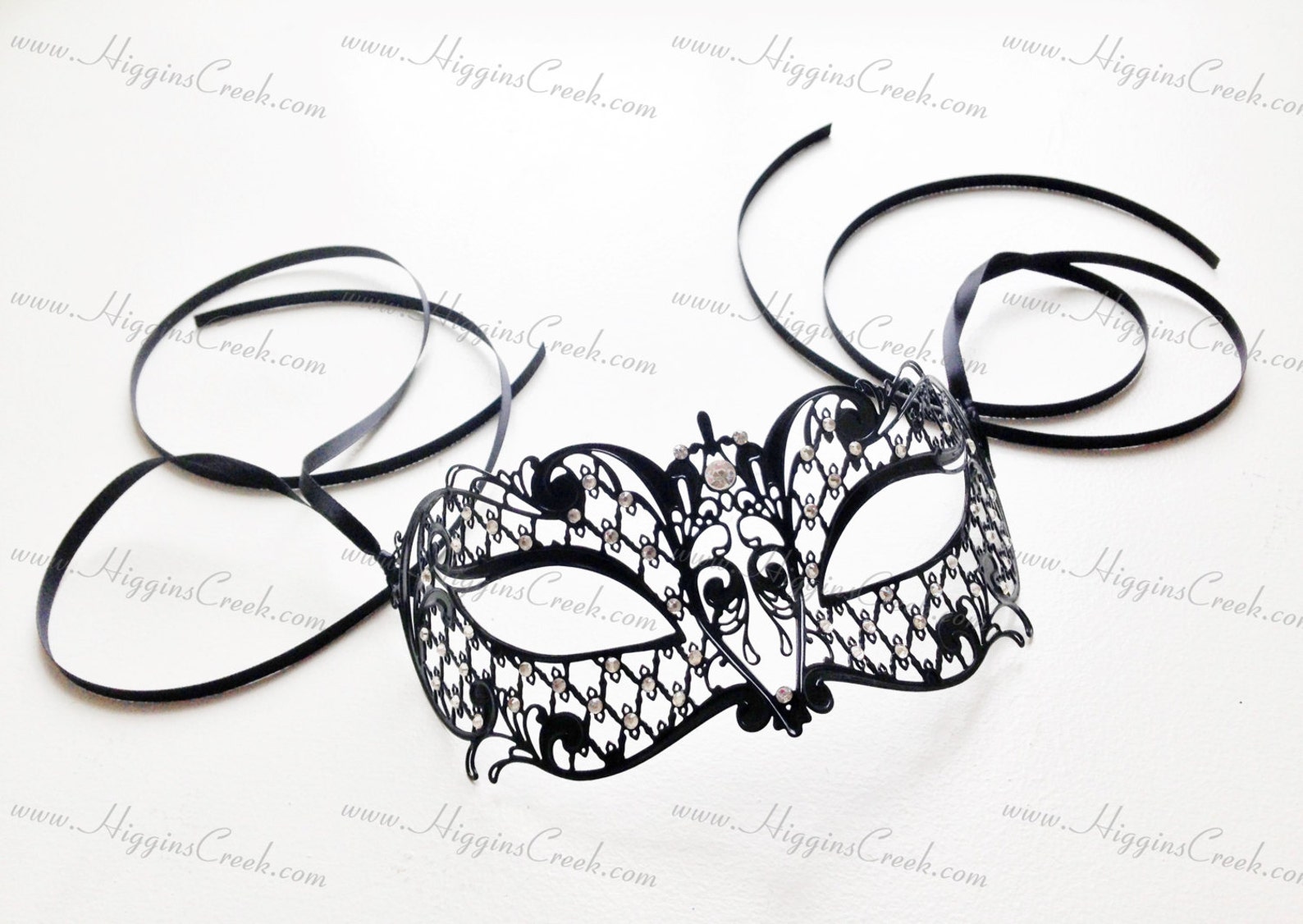 Black Prom Dress Masks Prom Masquerade Masks Prom dress Face Etsy