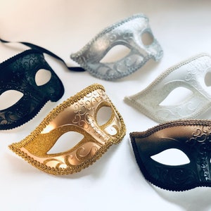 Masquerade mask men l Venetian Mens Masks l Black Mens mask l Masquerade masks l Black Mens Masks l Simple mask for men