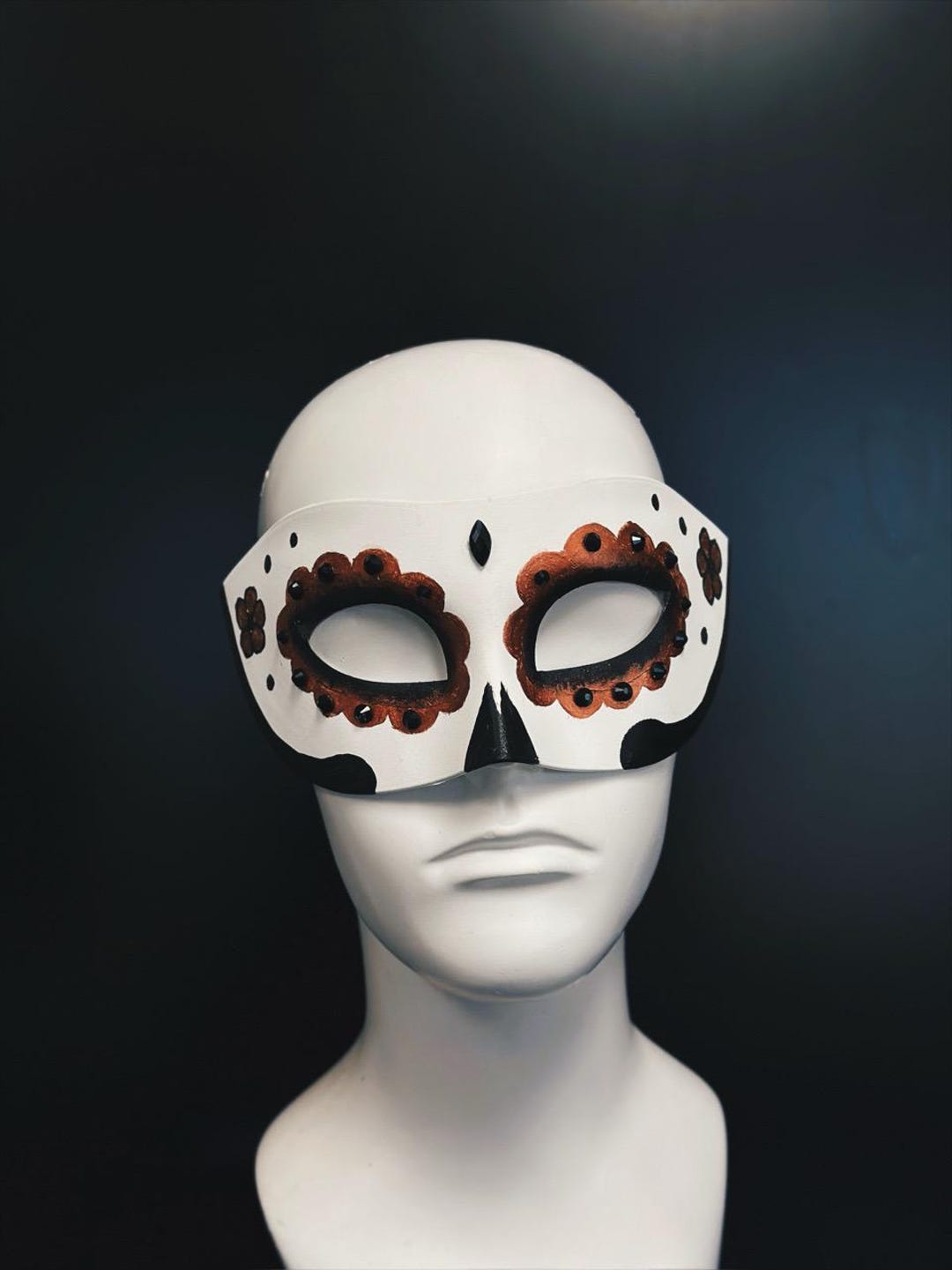 Dia De Los Muertos Sugar Skull Day of the Dead Halloween Mask - Etsy