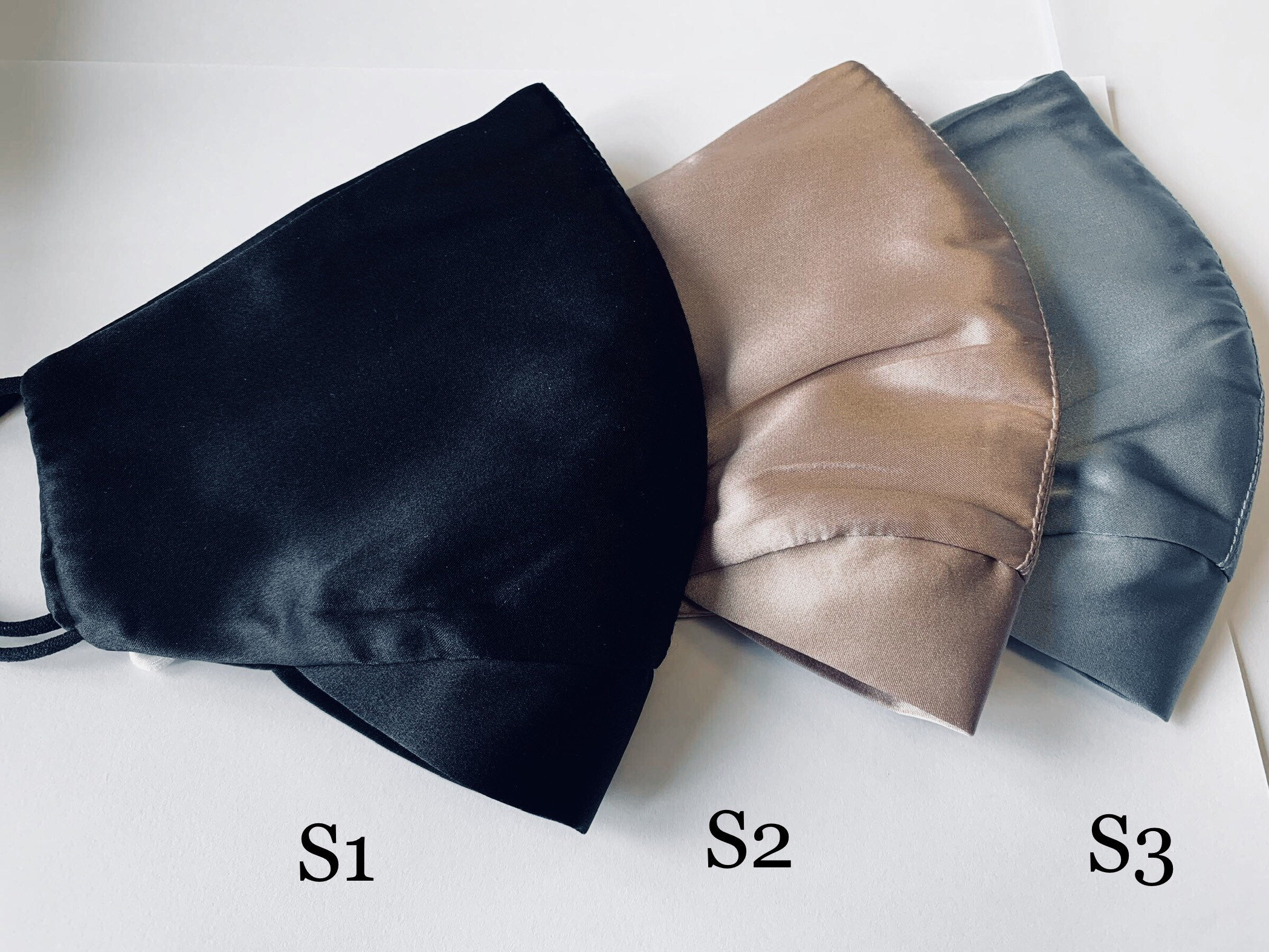 Navy Mulberry Silk Mask 4 Layers Nose Wire 100 SILK Mask Etsy