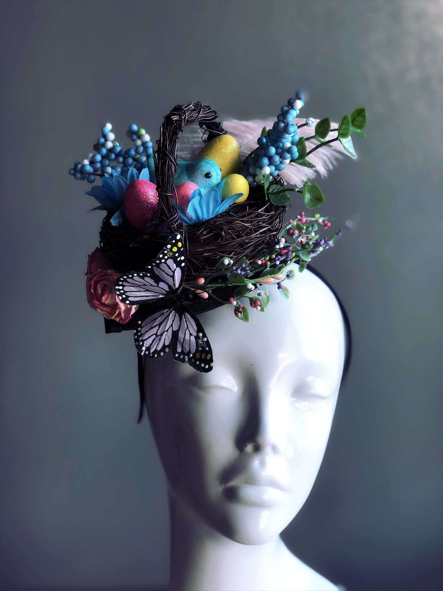 Easter Fascinator - Etsy display picture 1