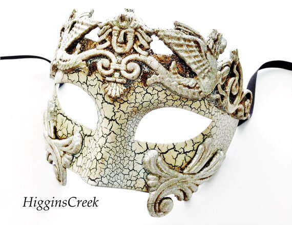 Masquerade Gladiator Mask Mens Masquerade Mask Greek Roman God Etsy