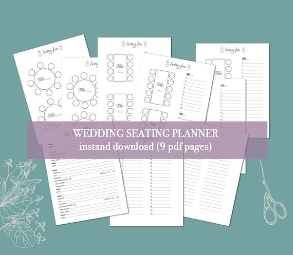 Easy Seating Chart Maker Wedding