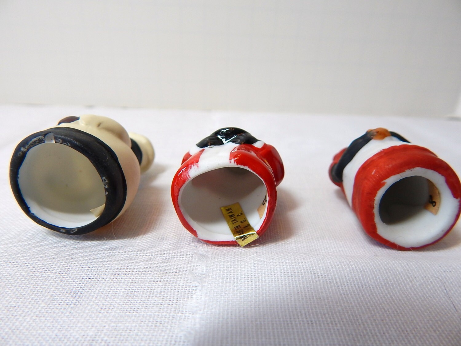 3 Black Americana Thimbles Decorative Thimbles Aunt Jemima Etsy