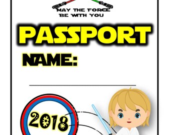 Star Wars Summer Guided Journal/ Vacation Journal/Children&#39;s Summer Journal/ summer passport/ kids summer vacation journal
