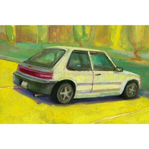 Mazda 323 Art Print