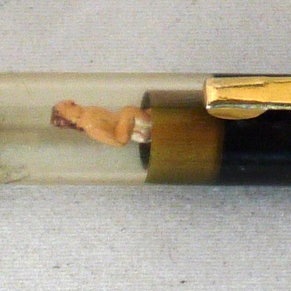 Vintage Everlast nude floaty advertising mechanical pencil bubble