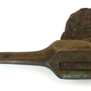 Antique brass spoke shave tool collectible
