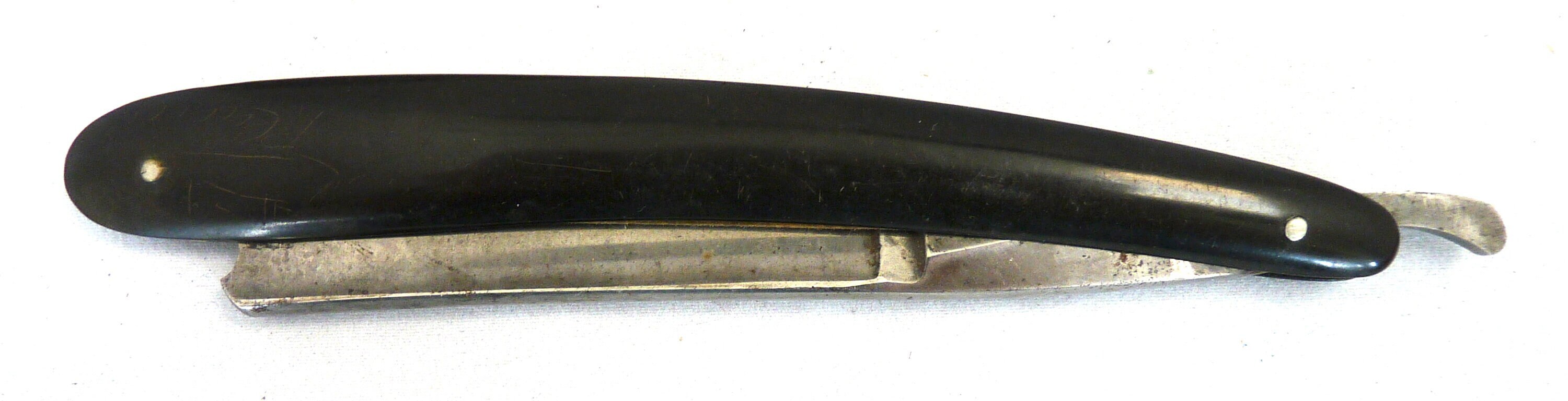 Antique J P Lovell Arms Co Boston Straight Razor No 27A Bakelite