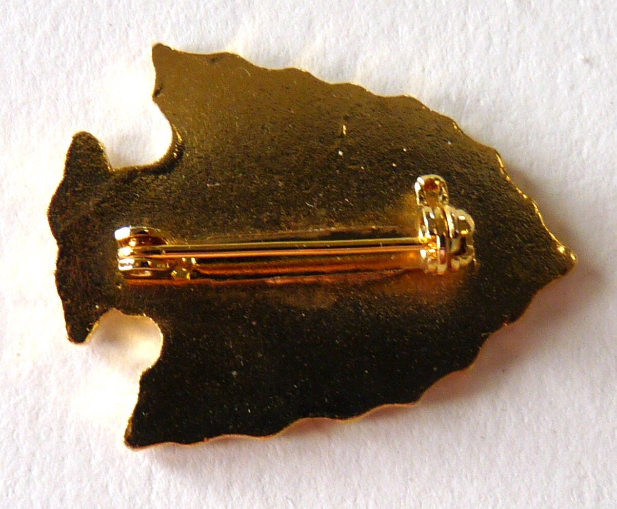 SECCA Sioux Falls ID Cartridge Collectors 1983 Vintage Pin Brass Enamel