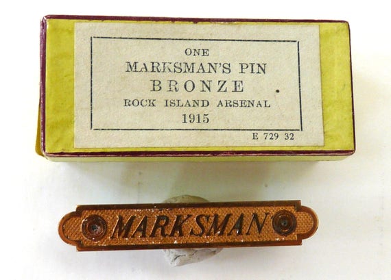 Marksman bronze pin rock - Gem