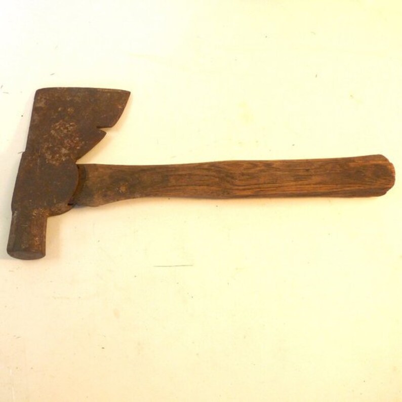 Antique Axe Shingle Roofing Hatchet Hammer Tool Home Decor Carpenter Etsy
