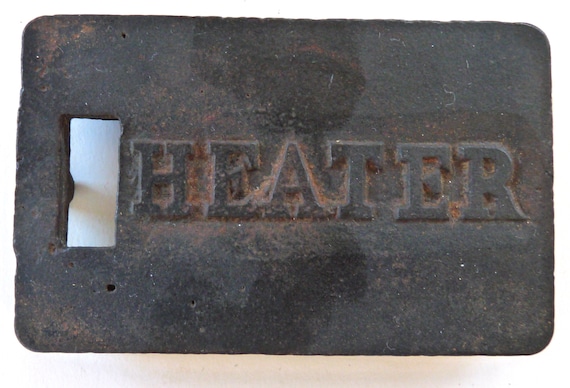 Antique Cast Iron Stove Lid Heater Trivet Paper Weight Home - Etsy