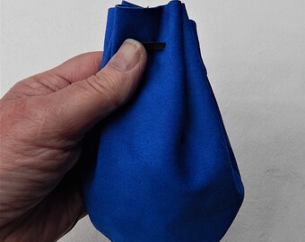 Handmade Leather Drawstring Pouch: Coin, Jewelry, Crystal Bag