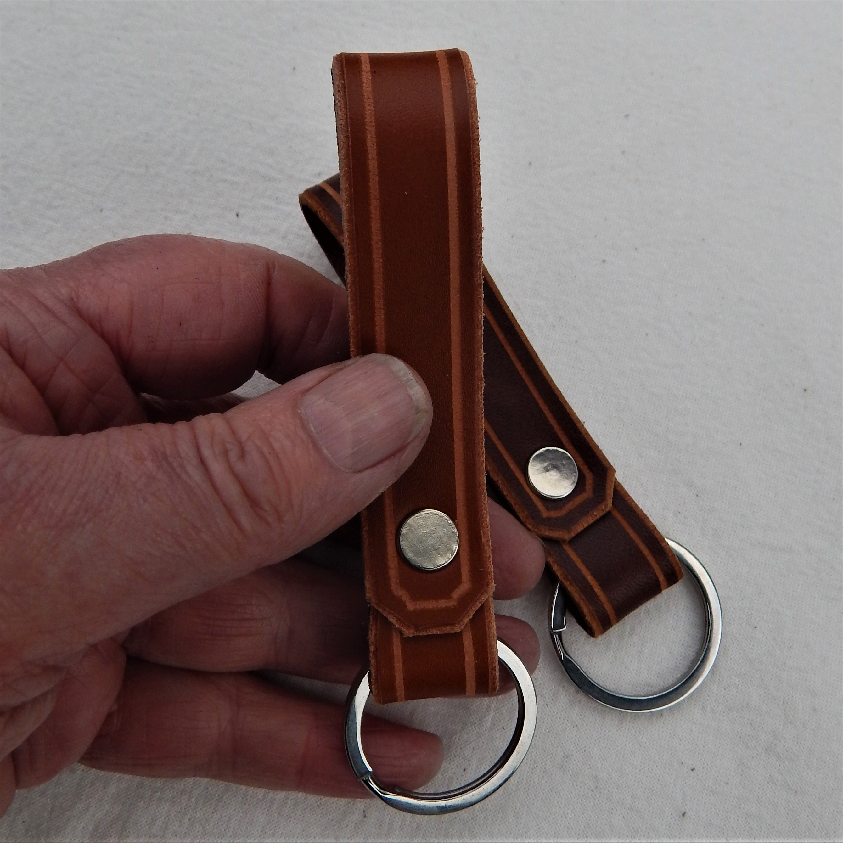 小物 STUDS & KNITTING LEATHER LONG KEY RING 特価】 RING KEY LONG LEATHER KNITTING & STUDS -TYPE Colors B