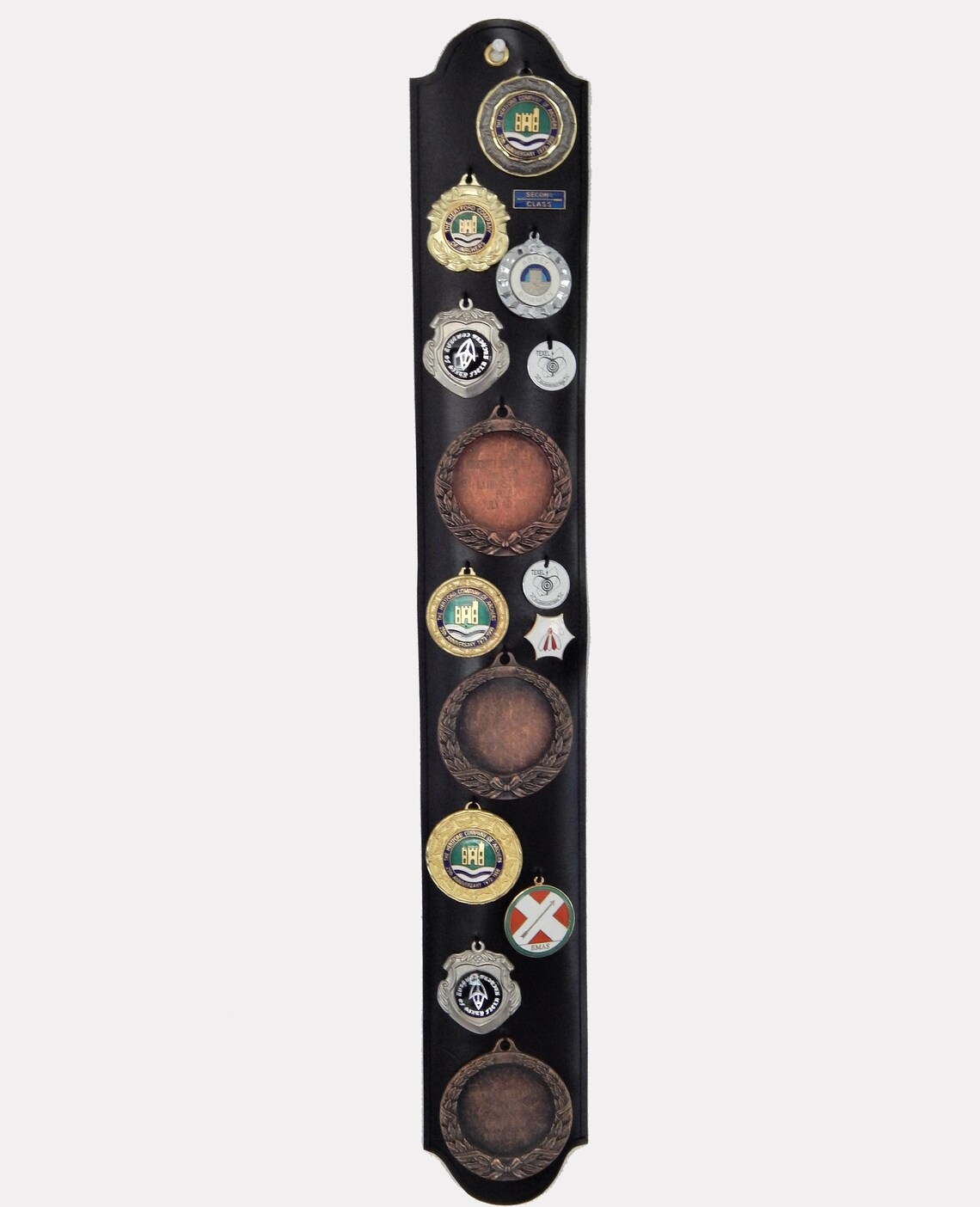 Trophy Pin Leather Medal Hanger, Badge, Trophy, Pins, Awards Display, Handmade - Etsy