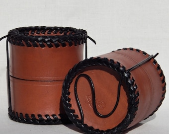 Personalized Leather Keepsake Box: Handmade Ring, Cufflink & Coin Storage