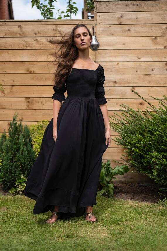 where to buy bill levkoff bridesmaid dresses Valentina Tie Back Maxi Dress in Brown Satin – SAUVAGE ZSA® main image 1