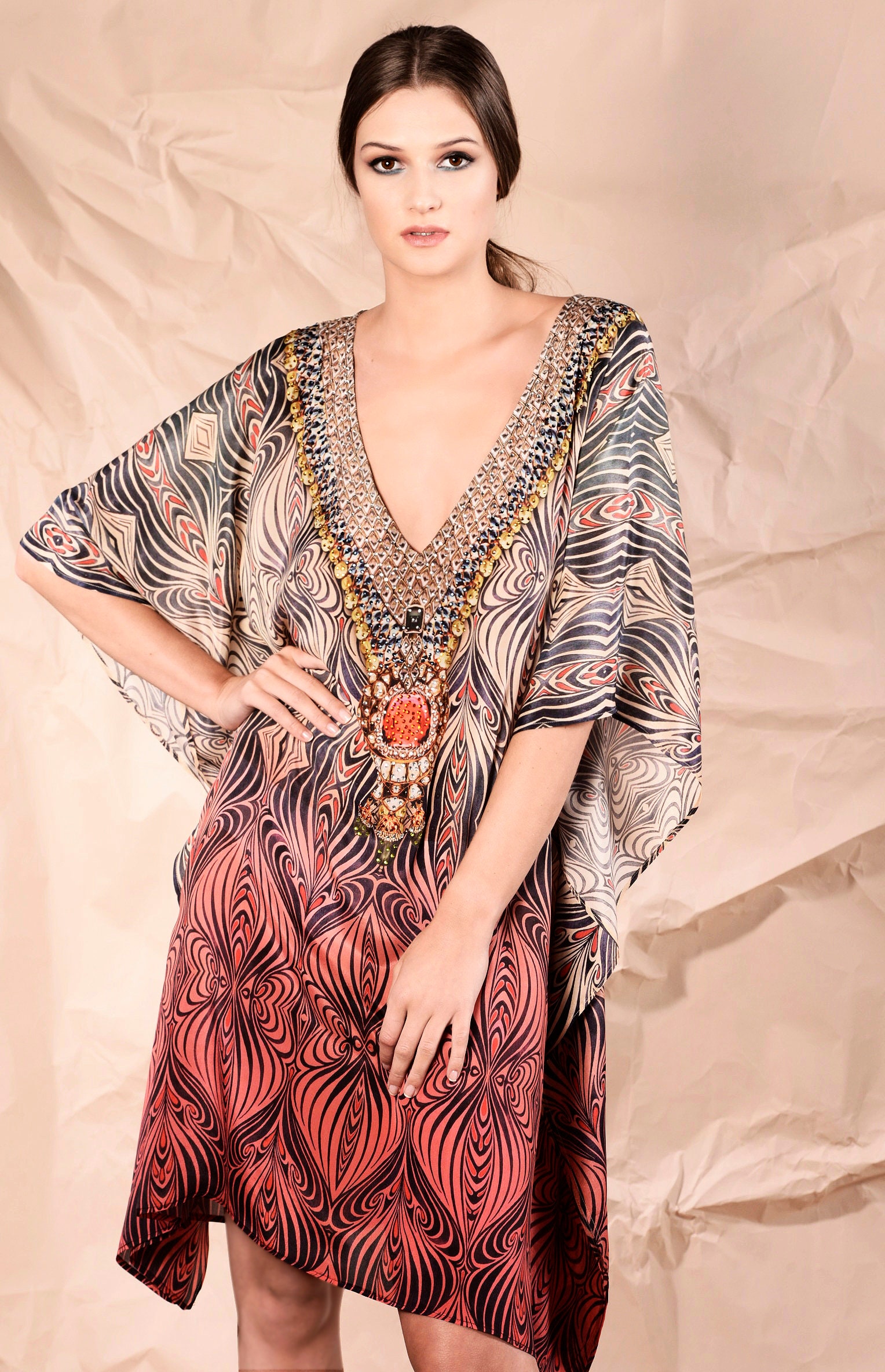 Martina Ombré Designer Kaftan