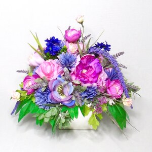 Silk Floral Centerpiece, Home Decor, Silk Floral Arrangement, Floral Decor, Table Centerpiece, Silk Floral, Gift, Housewarming, Silk Flowers