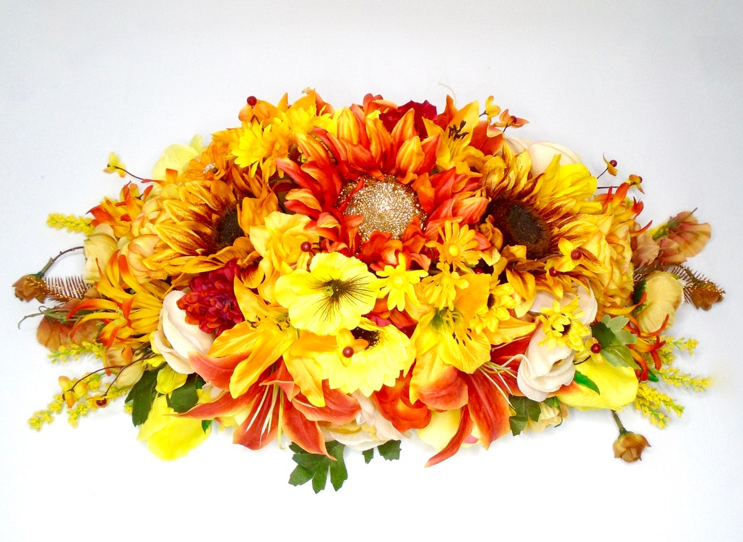 Fall Centerpiece, Dining Table Centerpiece, Thanksgiving Centerpiece ...